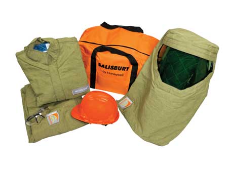 Salisbury Pro-Wear HRC4 Arc Flash Clothing & Protection Kit Premium Lightweight 40 cal/cm 